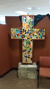 The cross at the Lutheran Center, Chicago.