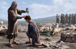 Samuel anoints David