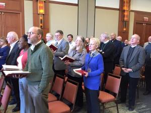 Sunday morning worship at Conference of Bishops [Photo: Bishop R. Guy Erwin]