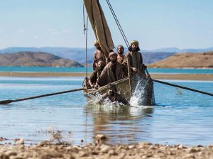 The disciples fishing