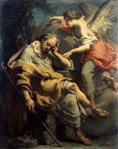 Gaetano Gandolfi, Angel Appears to Joseph in a Dream, c. 1790.