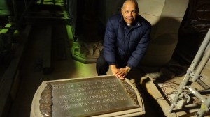 Martin Luther's tomb at Castle Church, Wittenberg